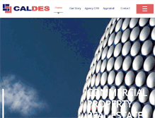 Tablet Screenshot of caldes.com